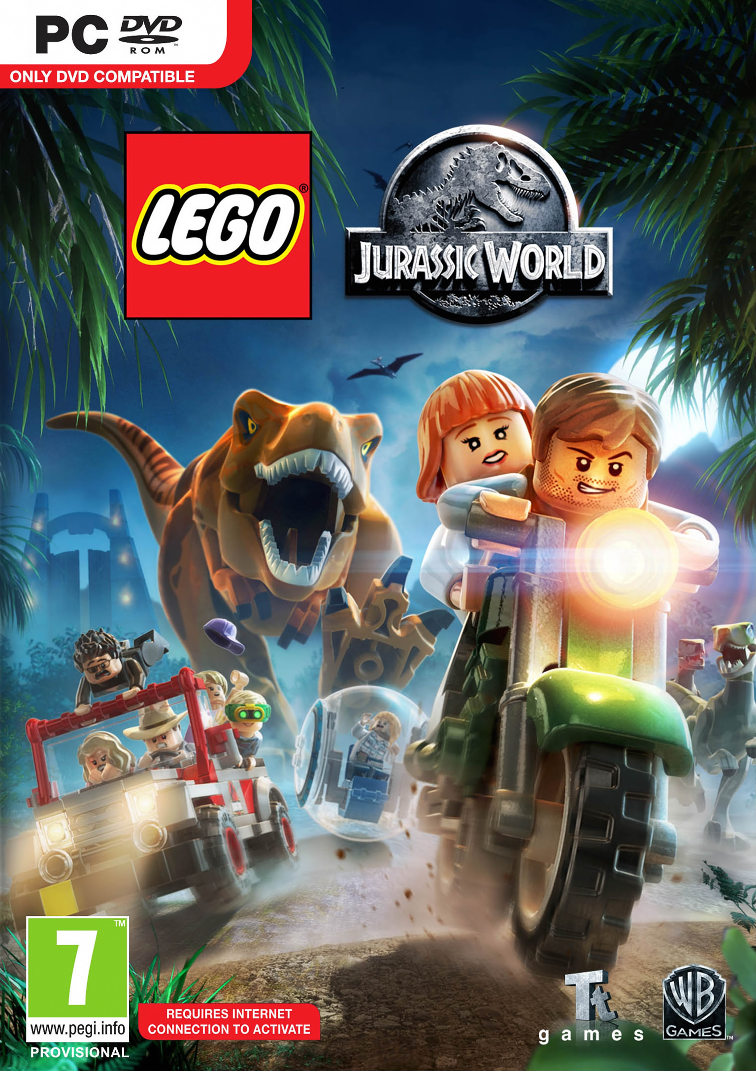 LEGO Jurassic World - predn DVD obal