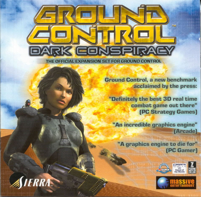 Ground Control: Dark Conspiracy - predn CD obal