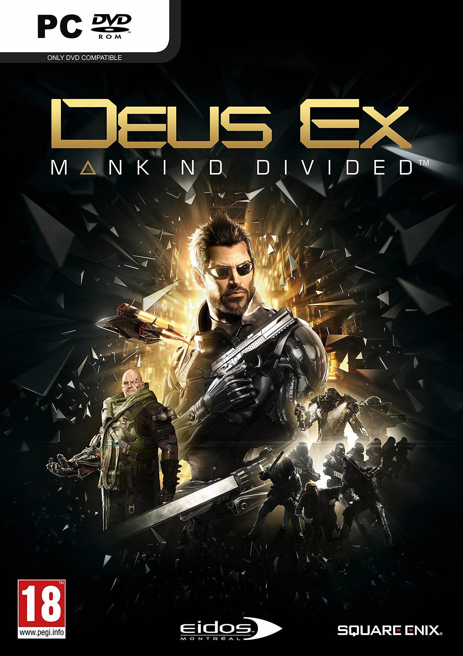 Deus Ex: Mankind Divided - predn DVD obal