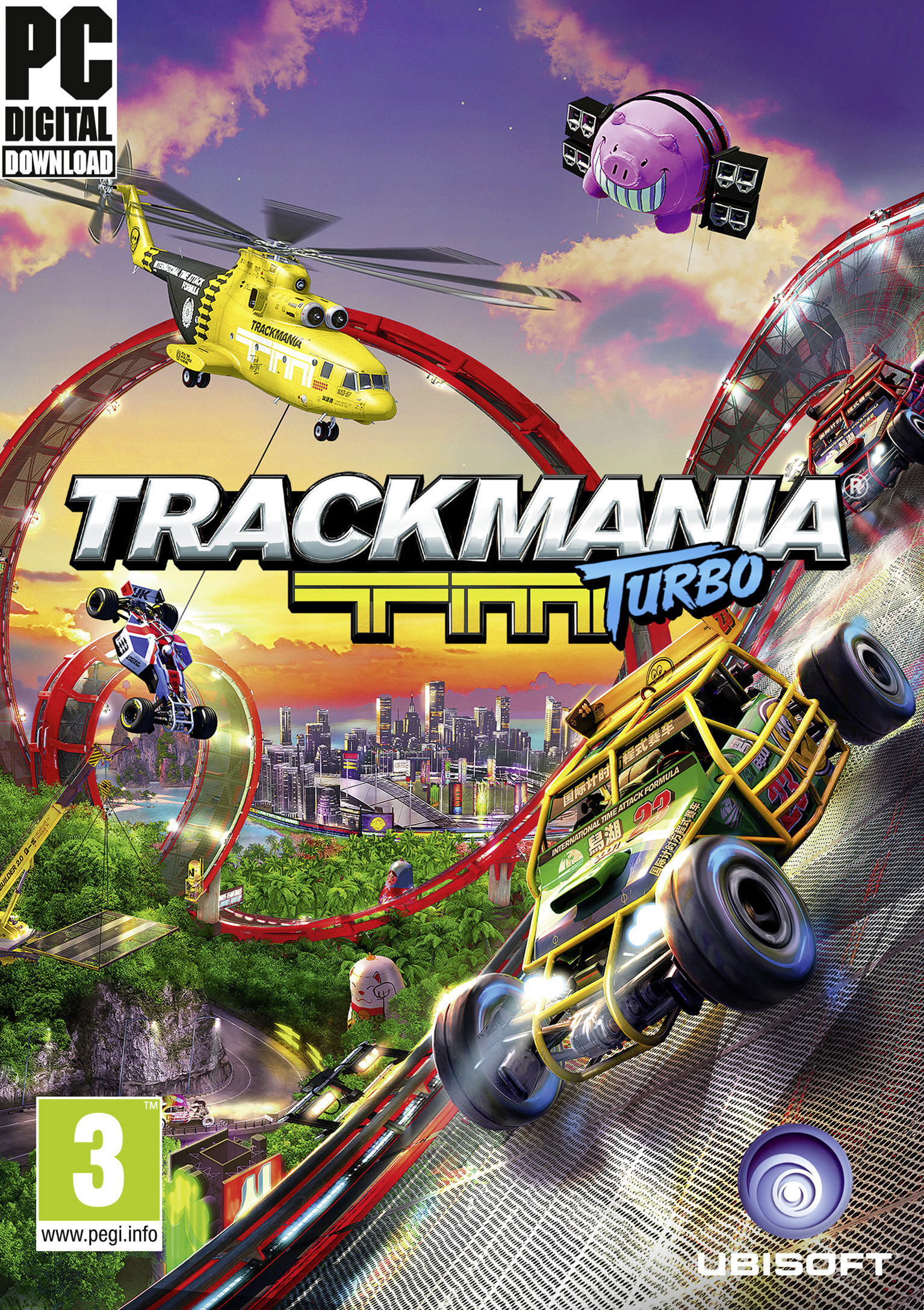 TrackMania Turbo - predn DVD obal