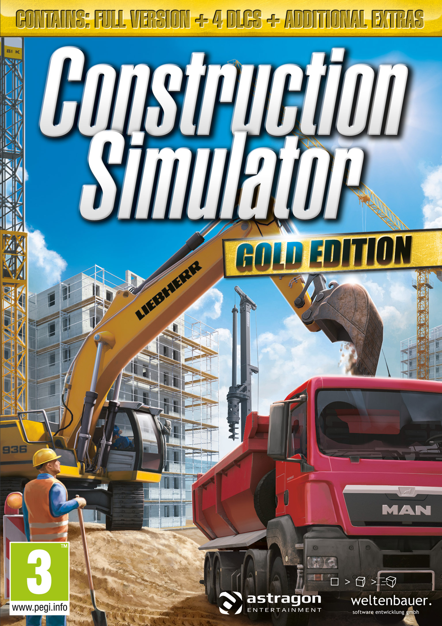 Construction Simulator: Gold Edition - predn DVD obal