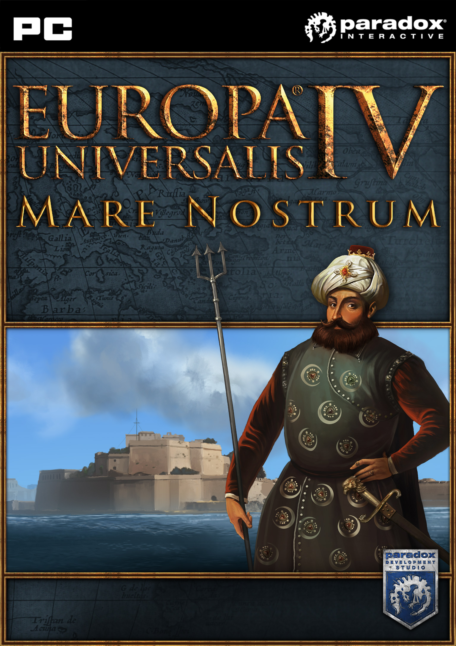 Europa Universalis IV: Mare Nostrum - predn DVD obal