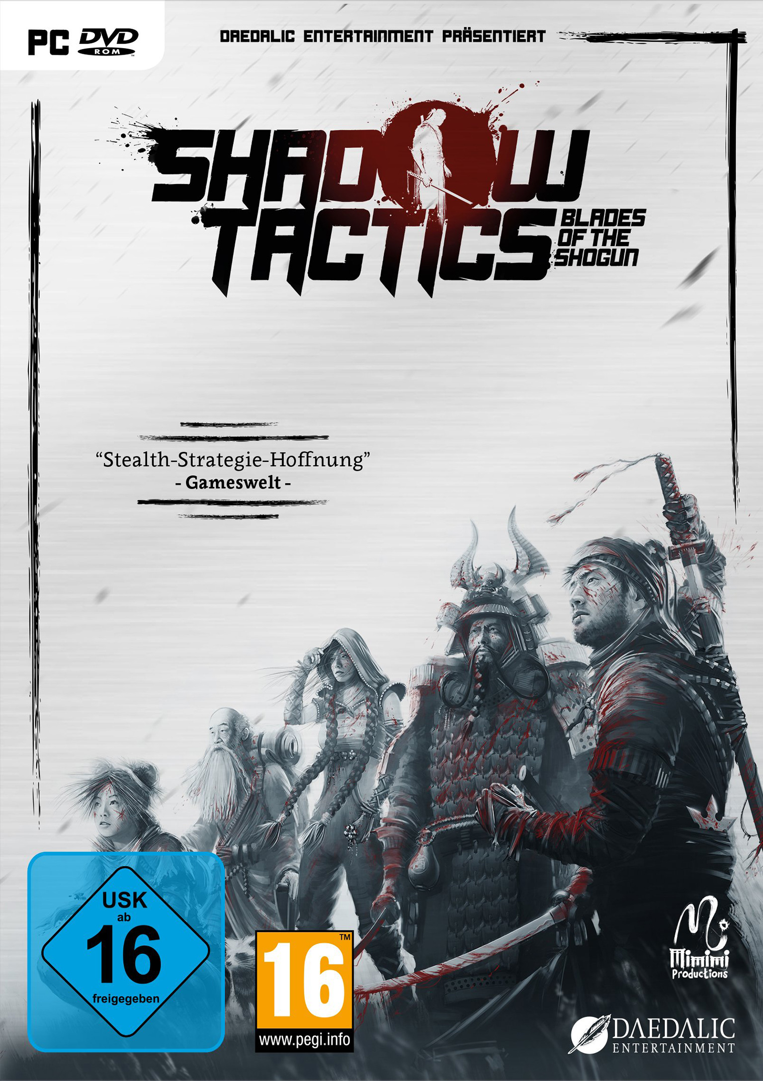 Shadow Tactics: Blades of the Shogun - predn DVD obal