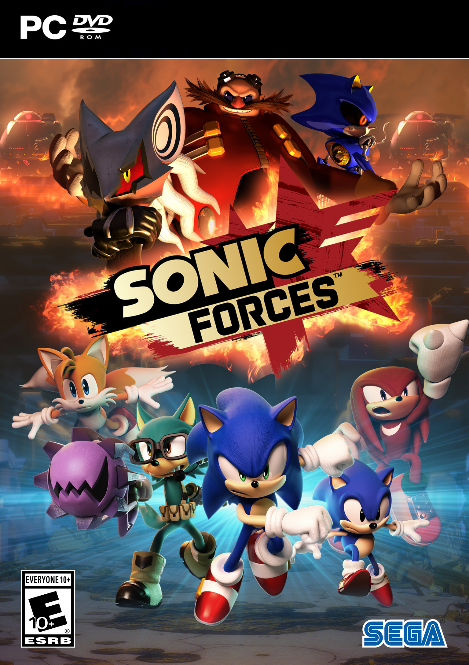 Sonic Forces - predn DVD obal