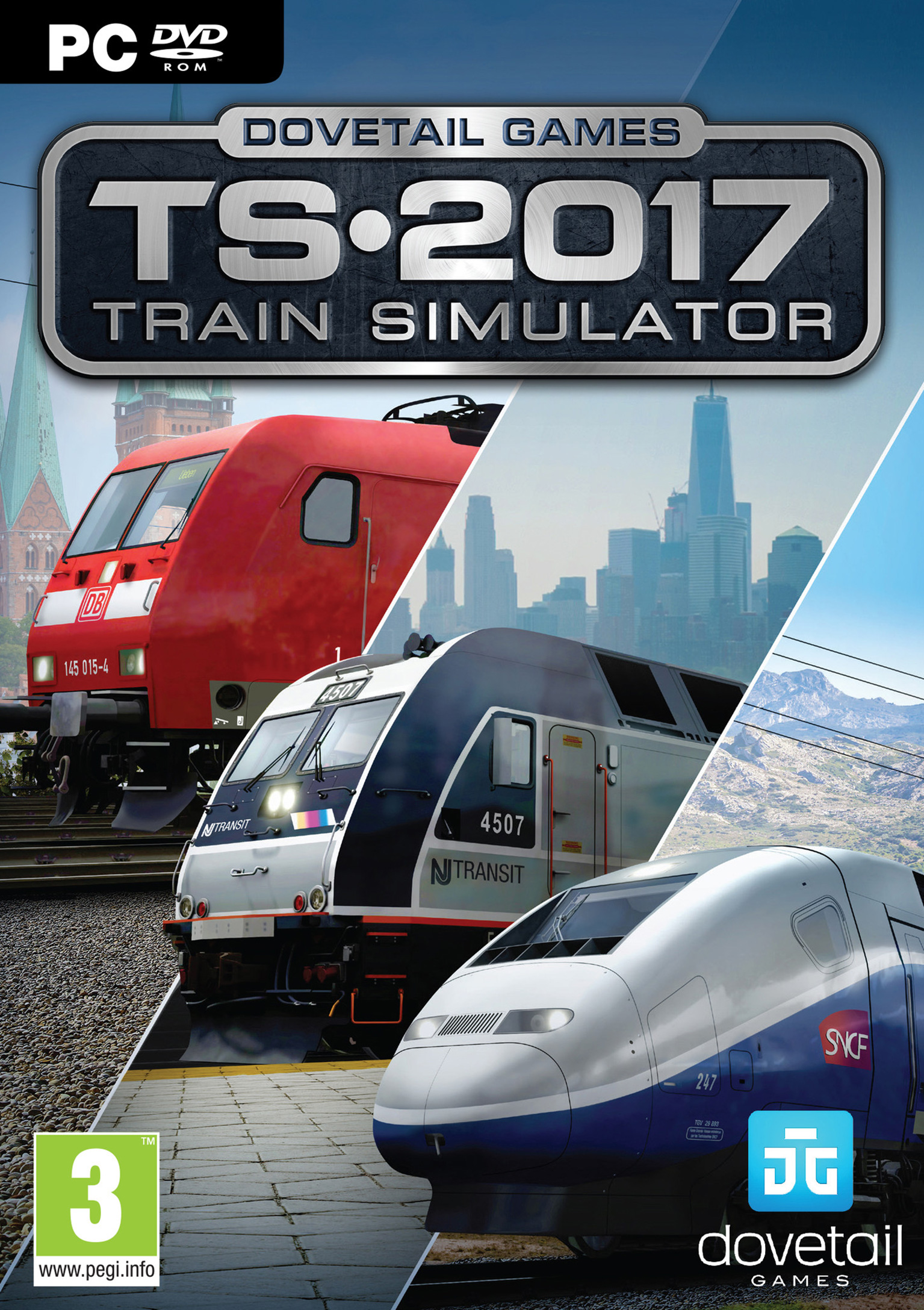 Train Simulator 2017 - predn DVD obal