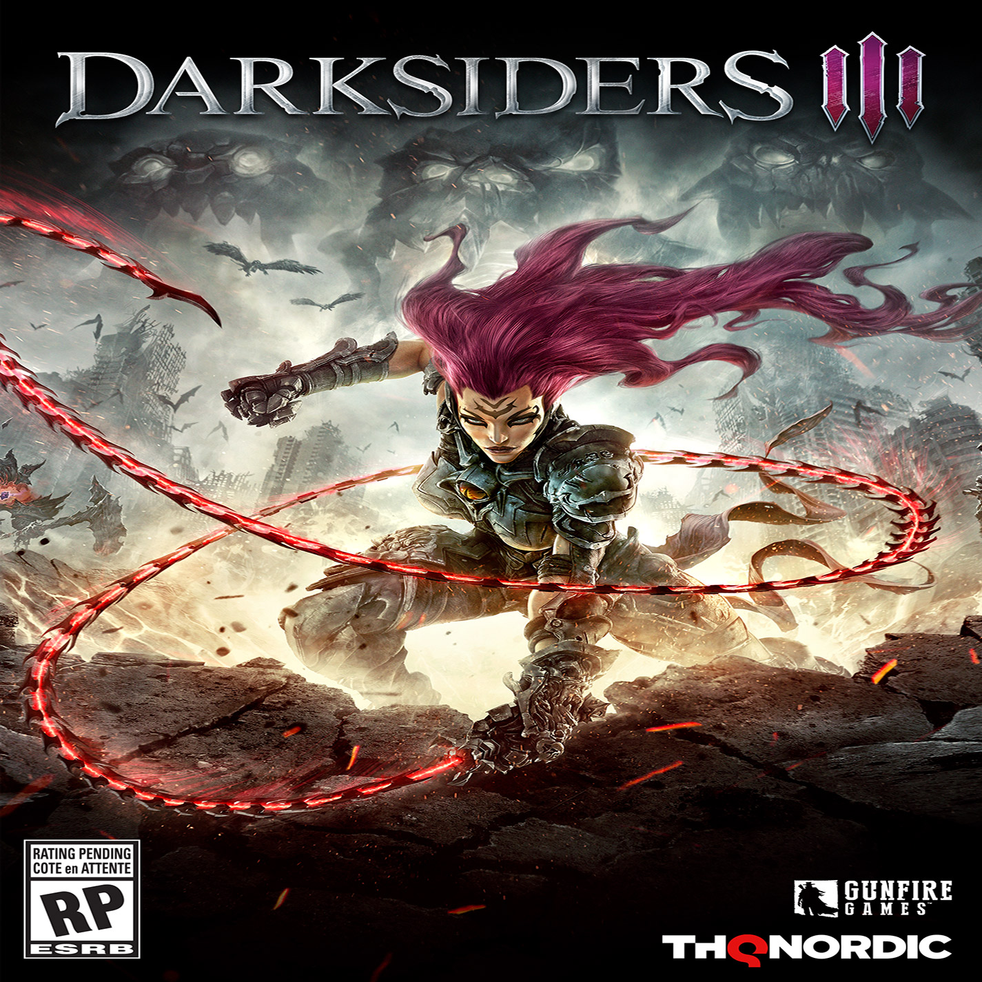 Darksiders III - predný CD obal