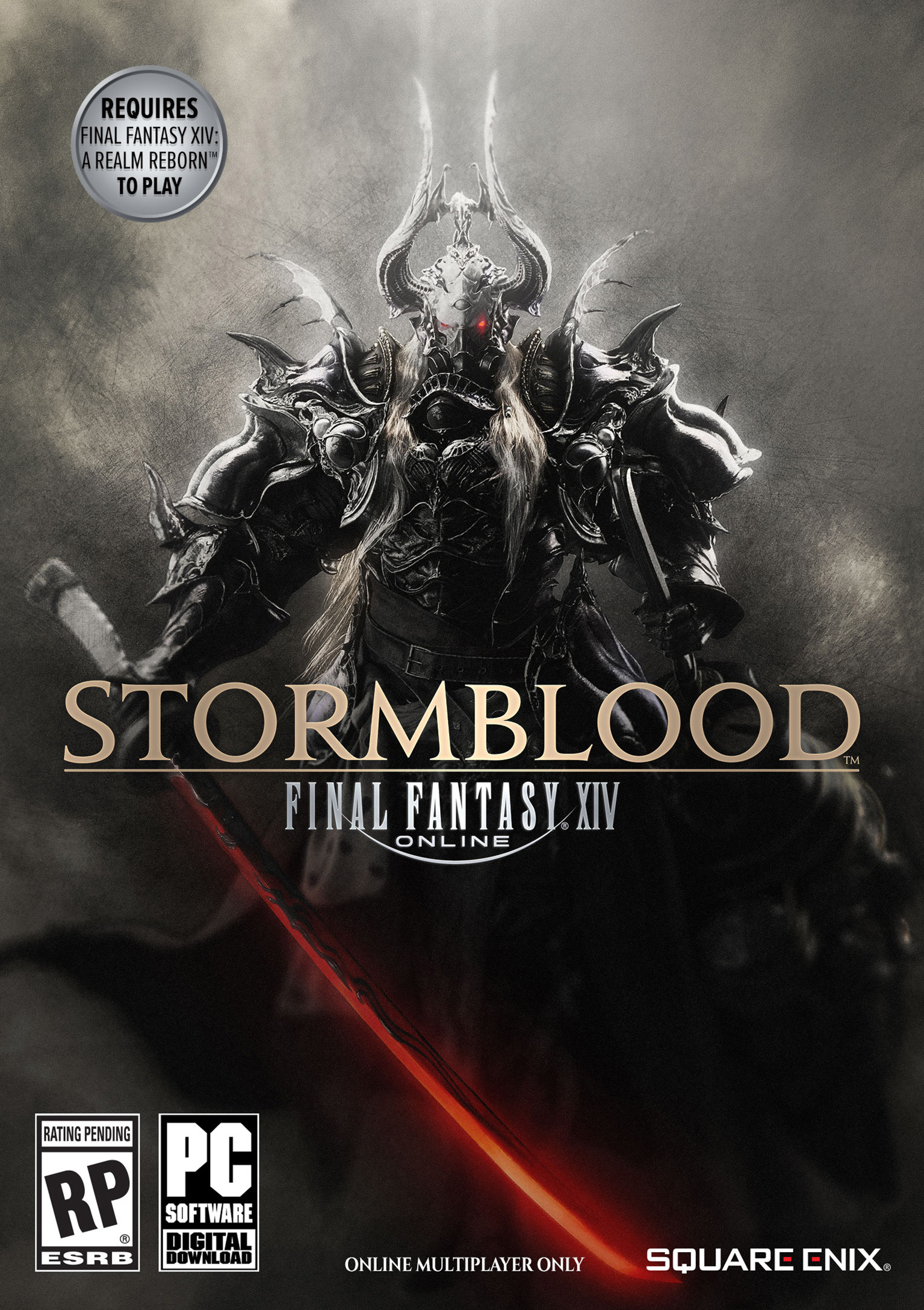 Final Fantasy XIV: Stormblood - predn DVD obal