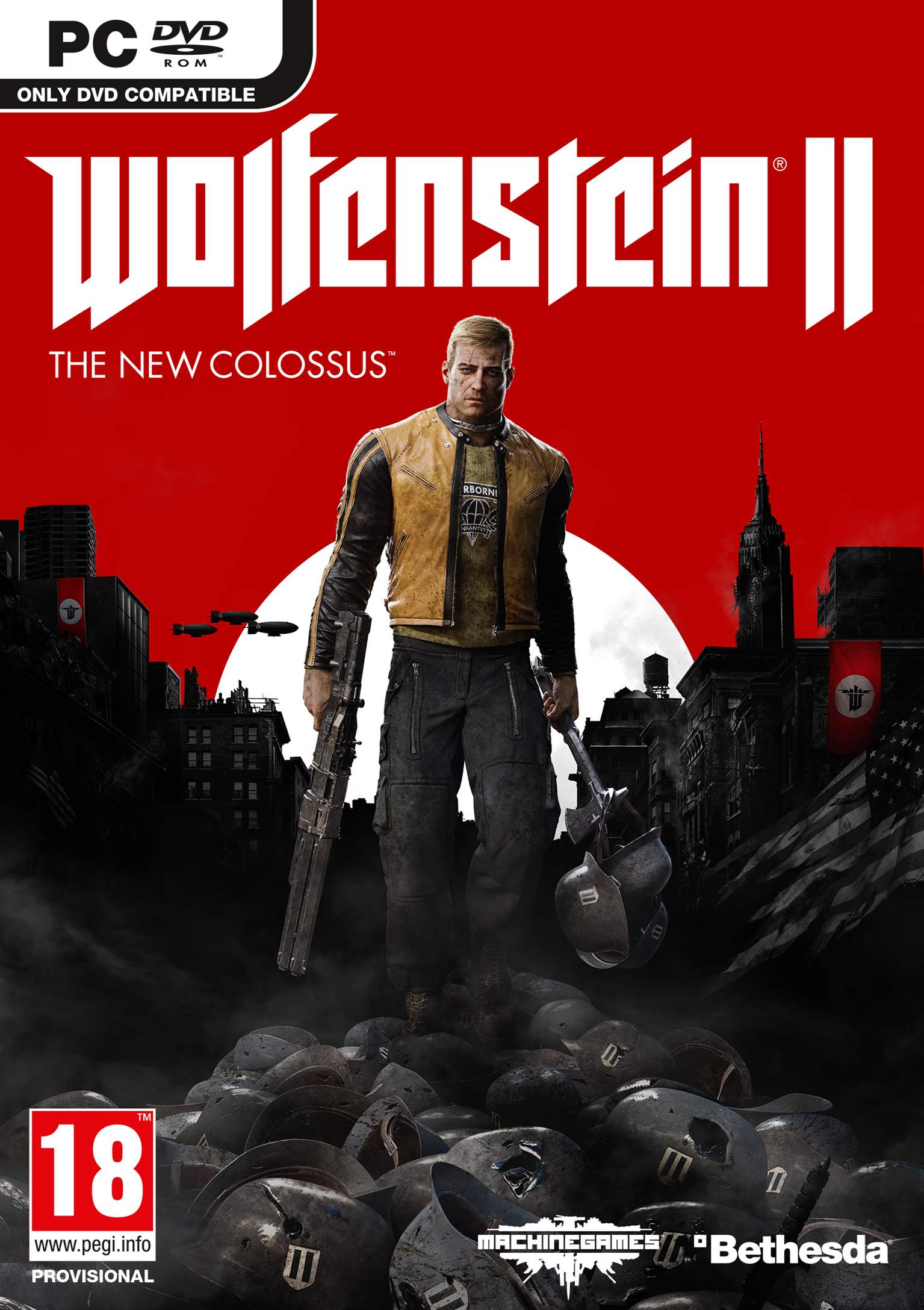 Wolfenstein II: The New Colossus - predn DVD obal