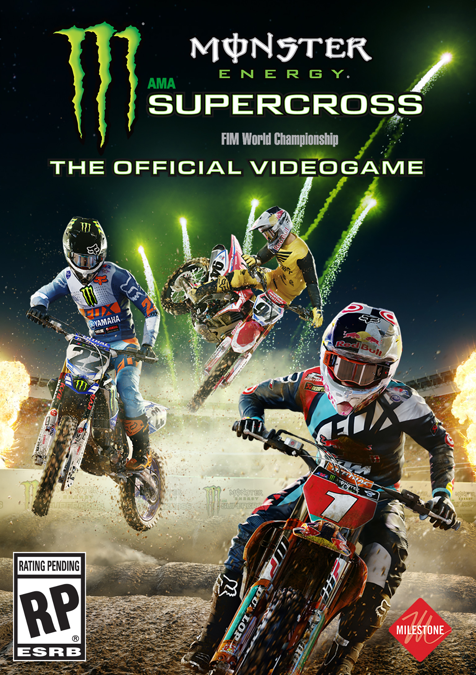 Monster Energy Supercross - The Official Videogame - predn DVD obal