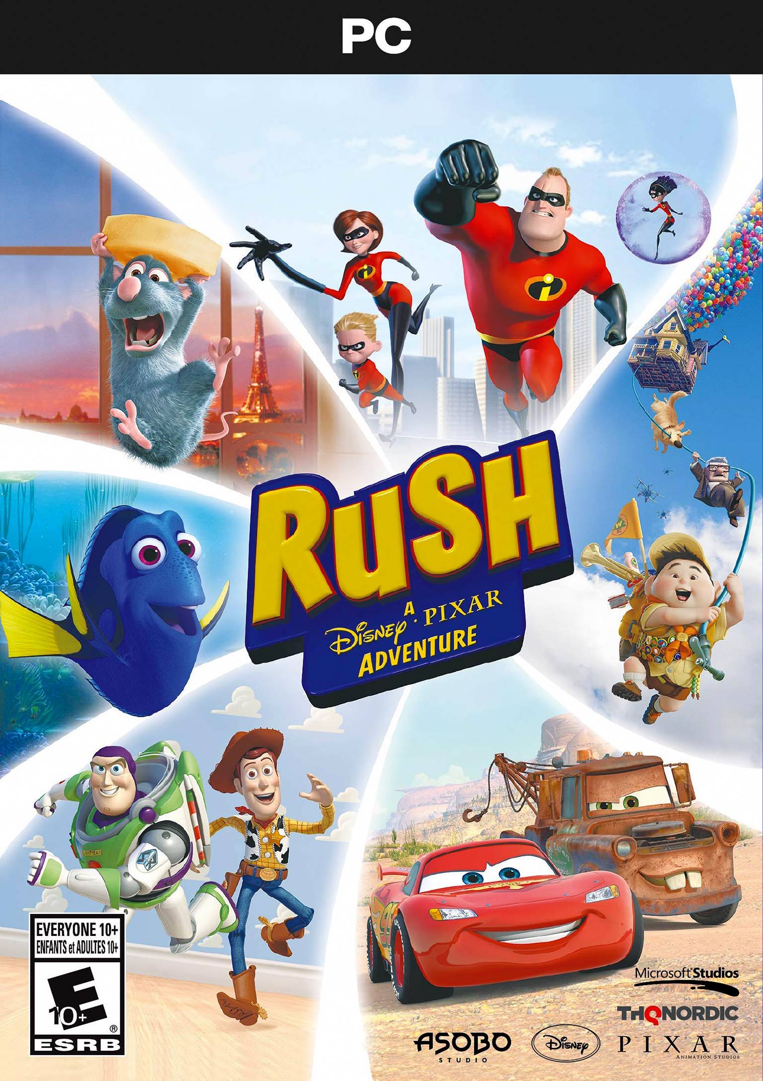 Rush: A Disney Pixar Adventure - predn DVD obal