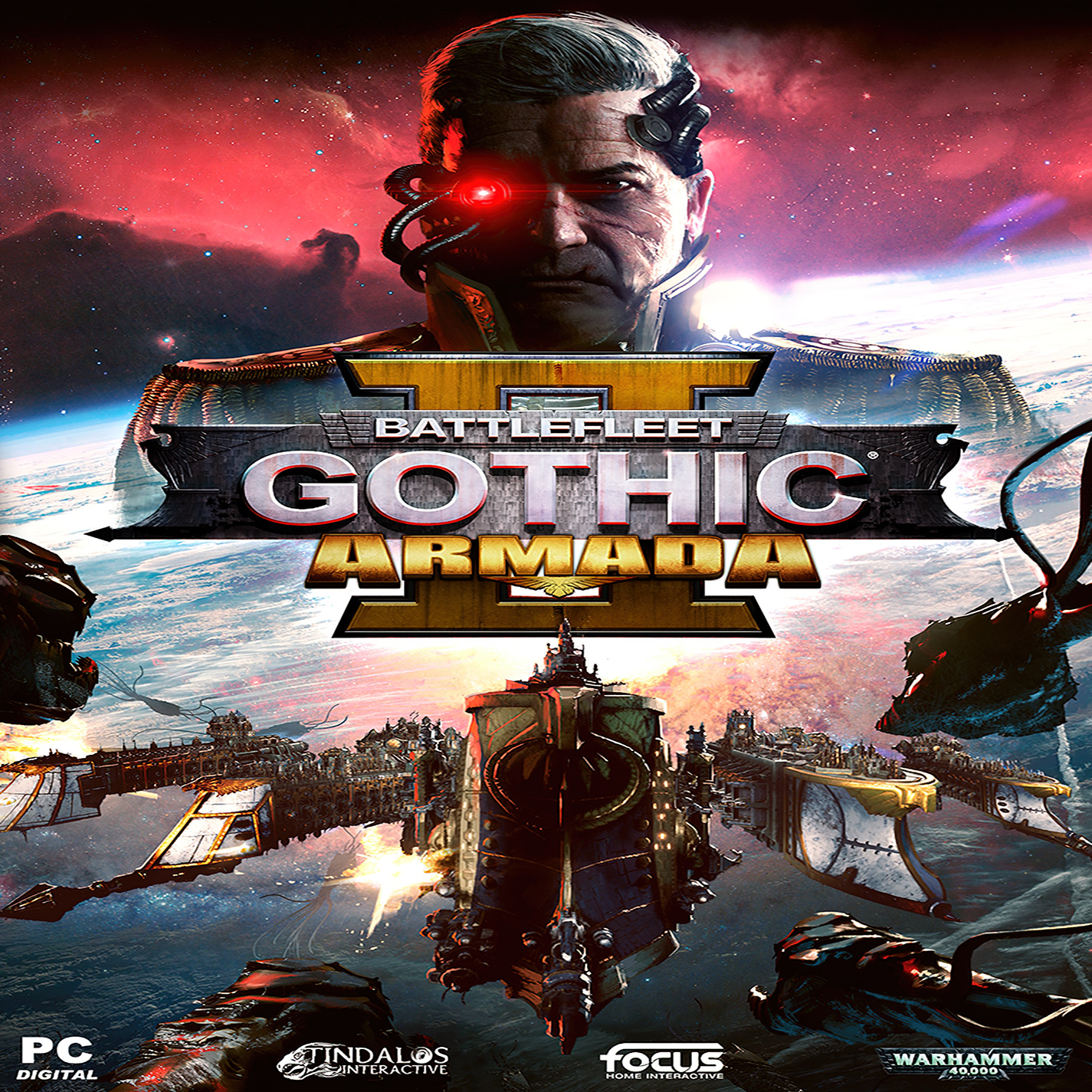 Battlefleet Gothic: Armada 2 - predný CD obal