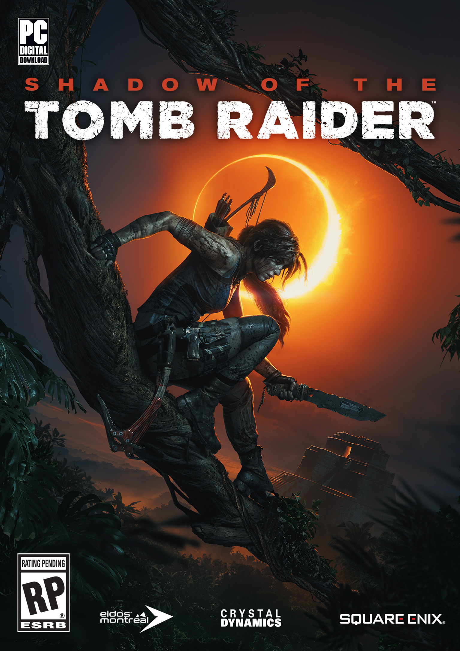 Shadow of The Tomb Raider - predn DVD obal