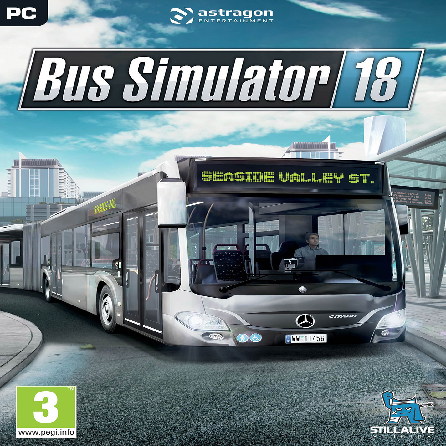 Bus Simulator 18 - predn CD obal