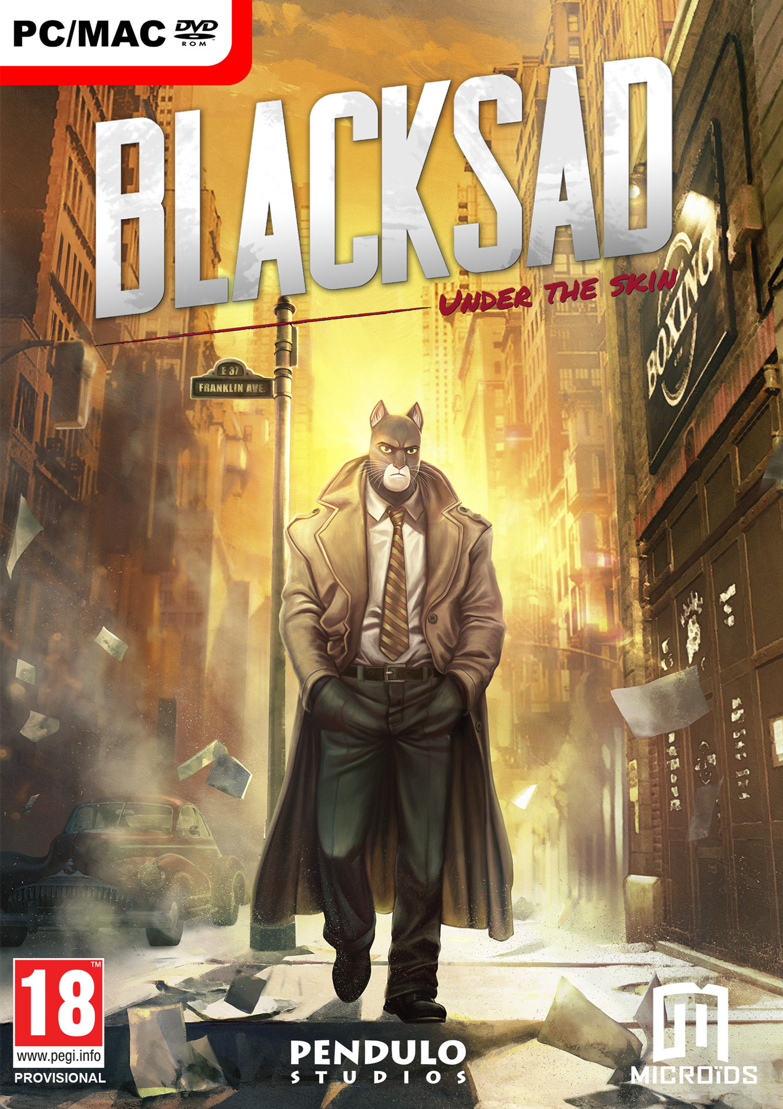 Blacksad: Under the Skin - predn DVD obal