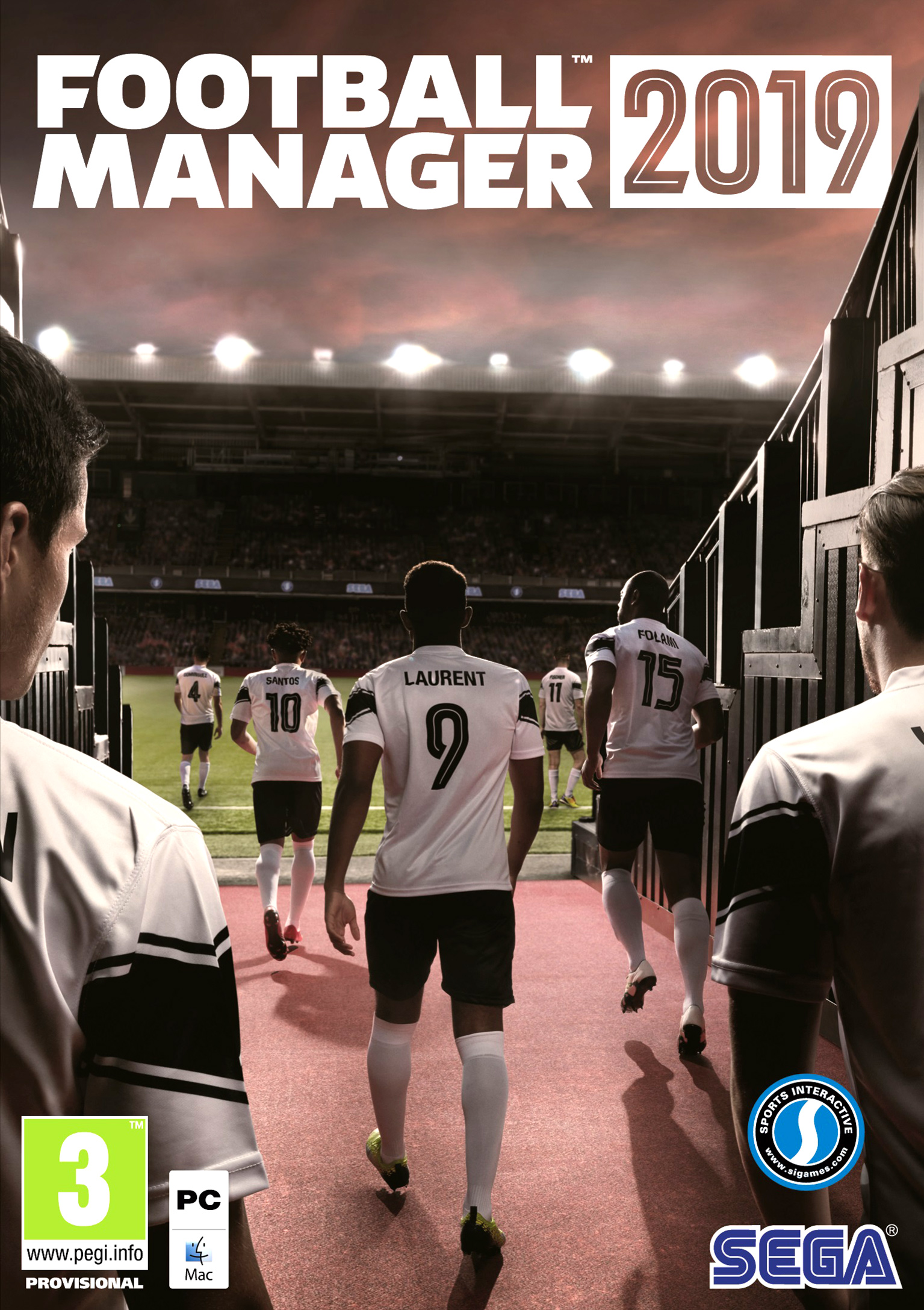 Football Manager 2019 - predn DVD obal
