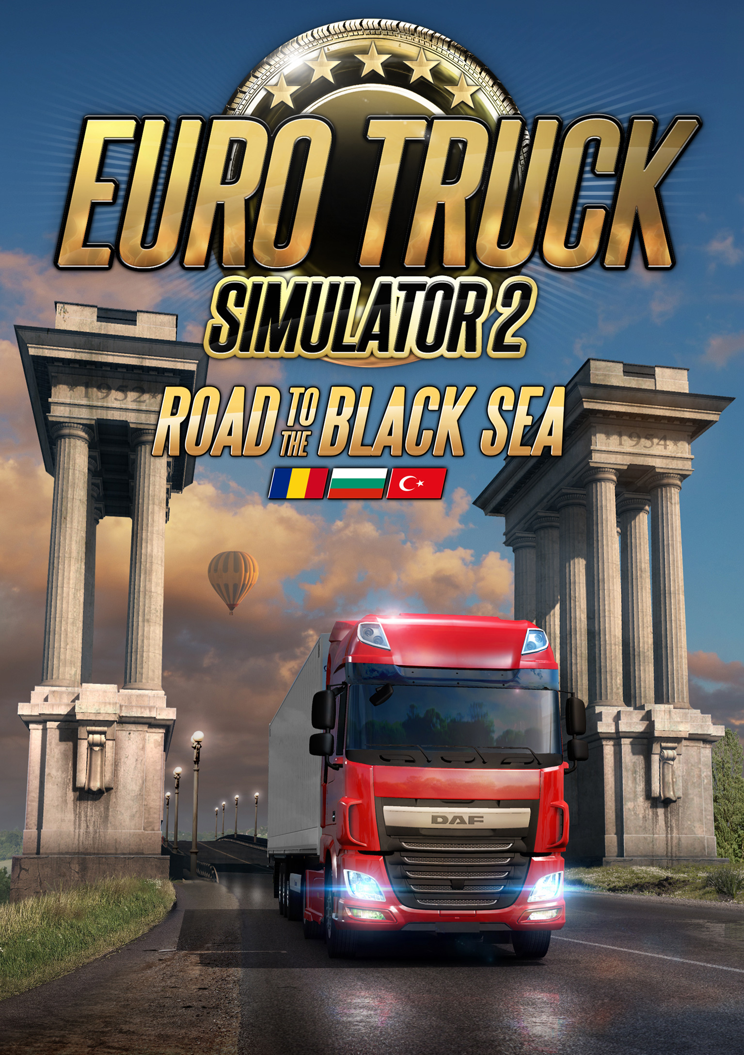 Euro Truck Simulator 2: Road to the Black Sea - predný DVD obal