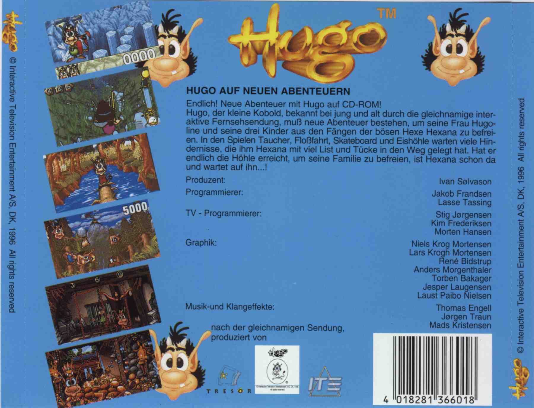 Hugo 4 - zadn CD obal