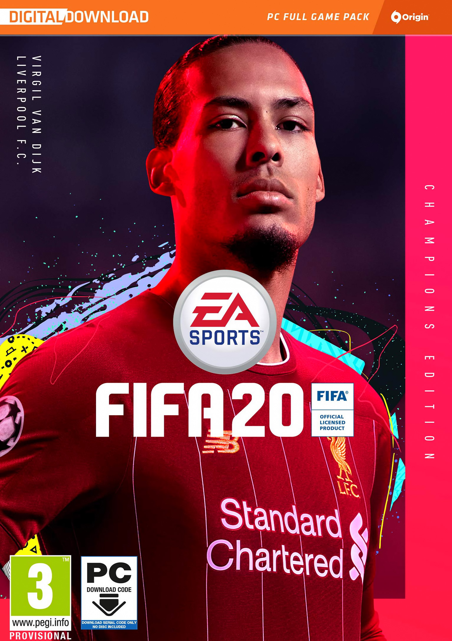 FIFA 20 - predn DVD obal 2