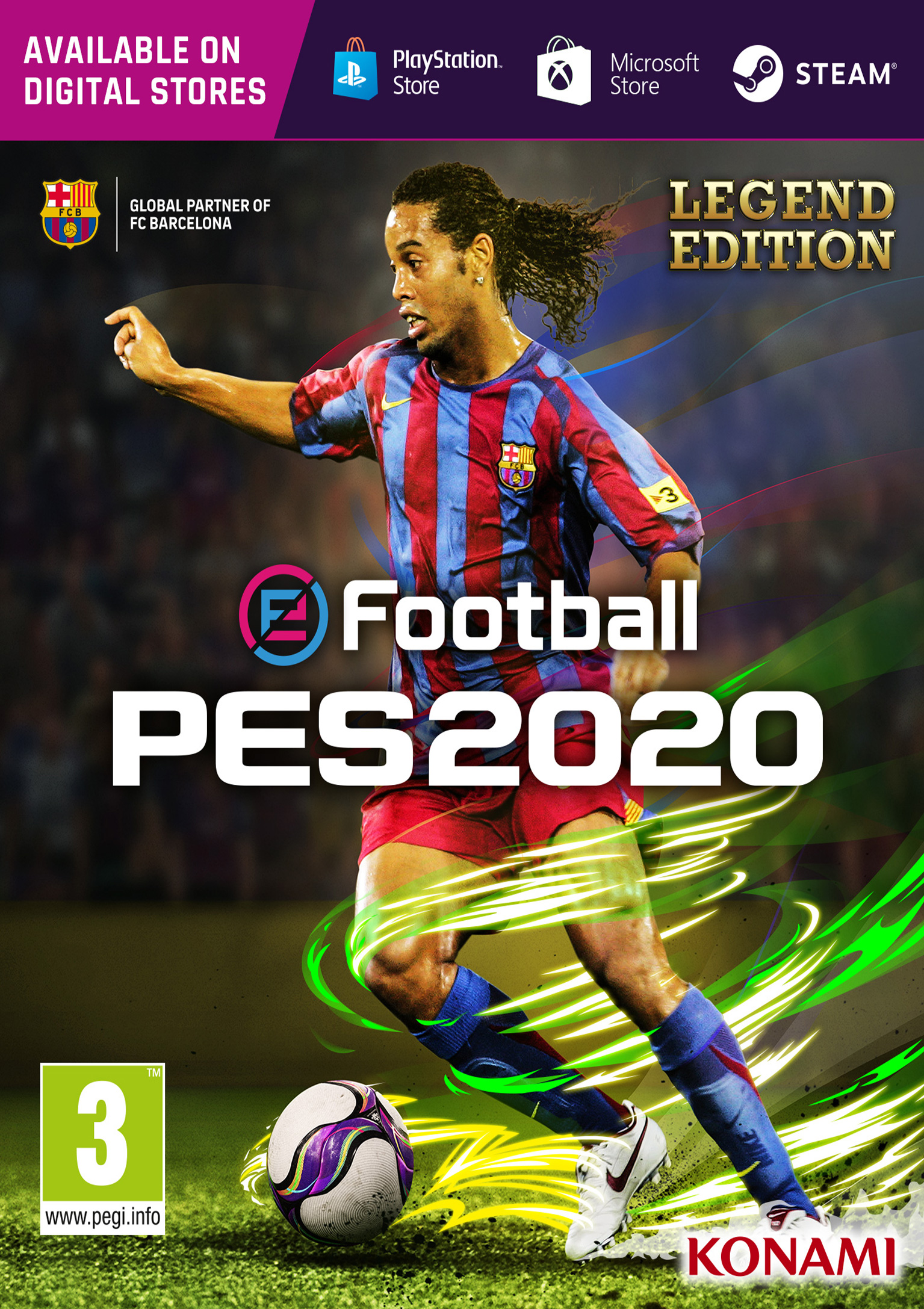 eFootball PES 2020 - predn DVD obal
