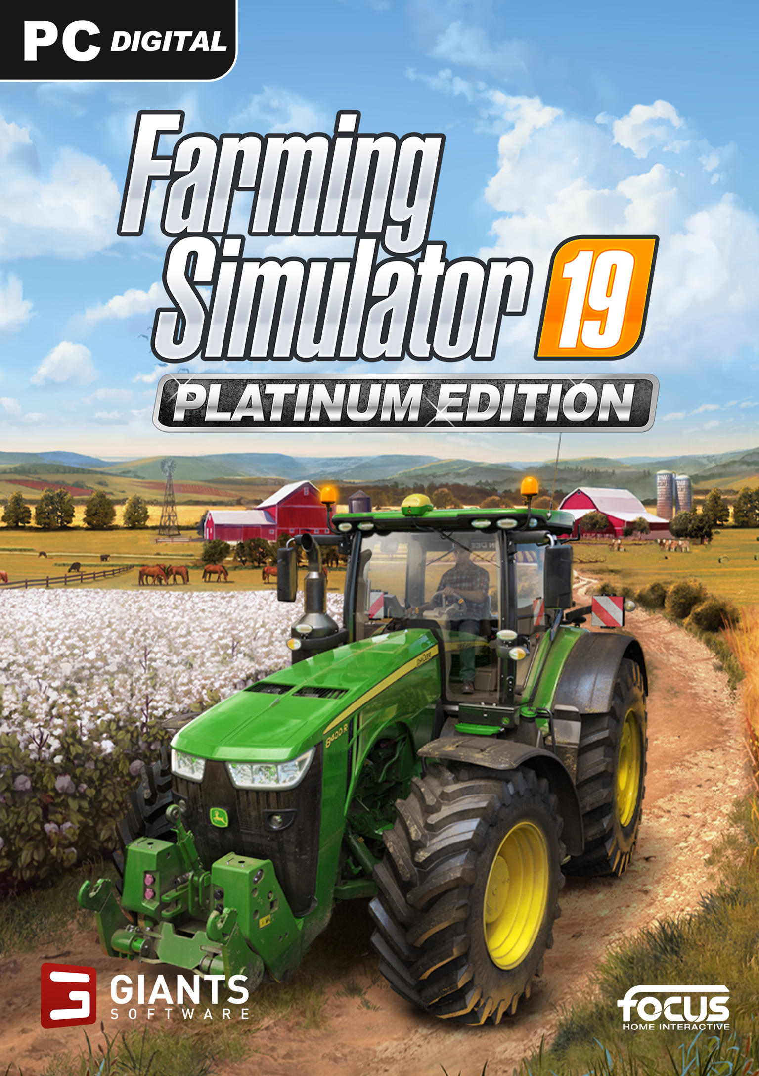 Farming Simulator 19: Platinum Edition - predn DVD obal