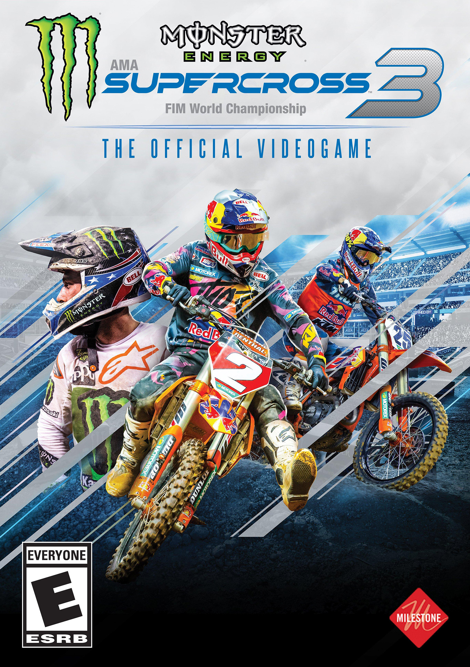 Monster Energy Supercross 3 - The Official Videogame - predn DVD obal