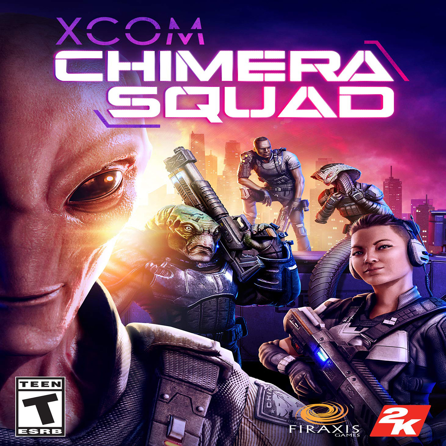 XCOM: Chimera Squad - predn CD obal