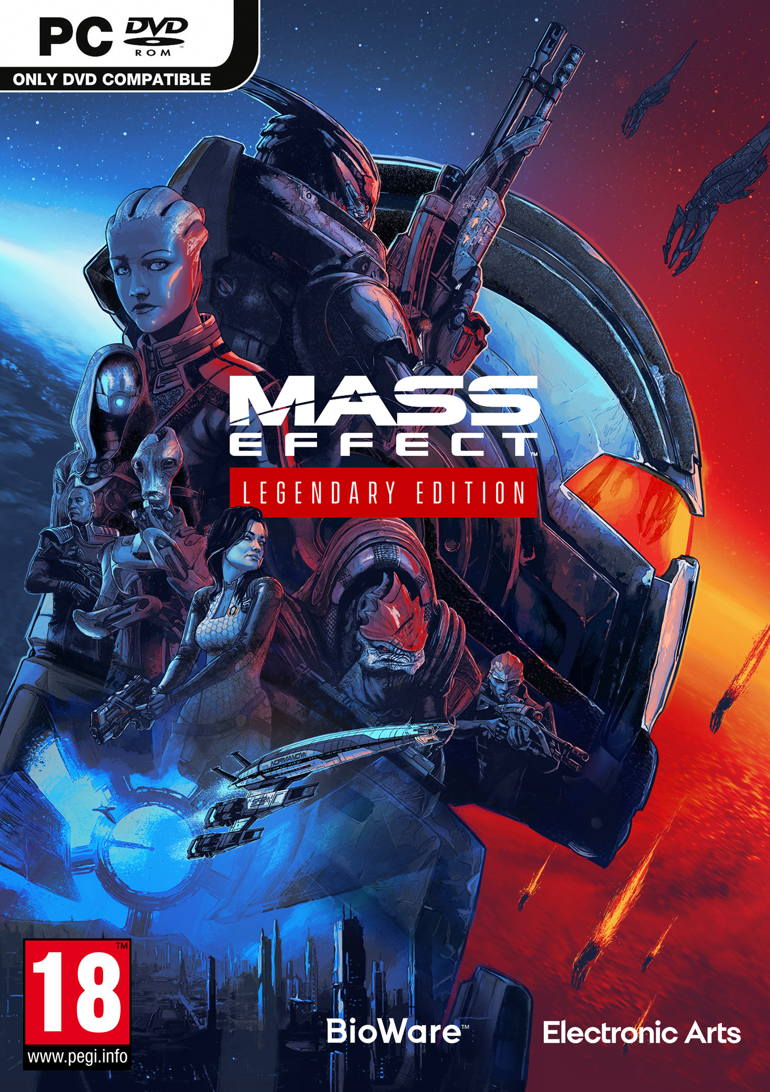 Mass Effect Legendary Edition - predn DVD obal