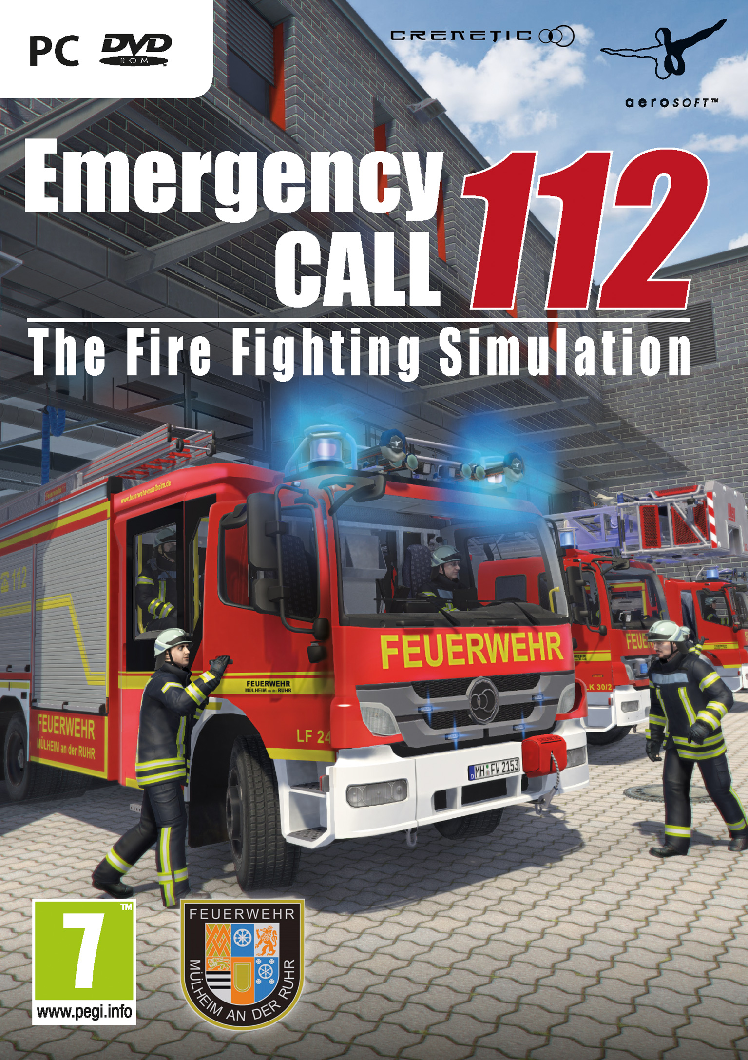 Emergency Call 112 - The Fire Fighting Simulation - predn DVD obal