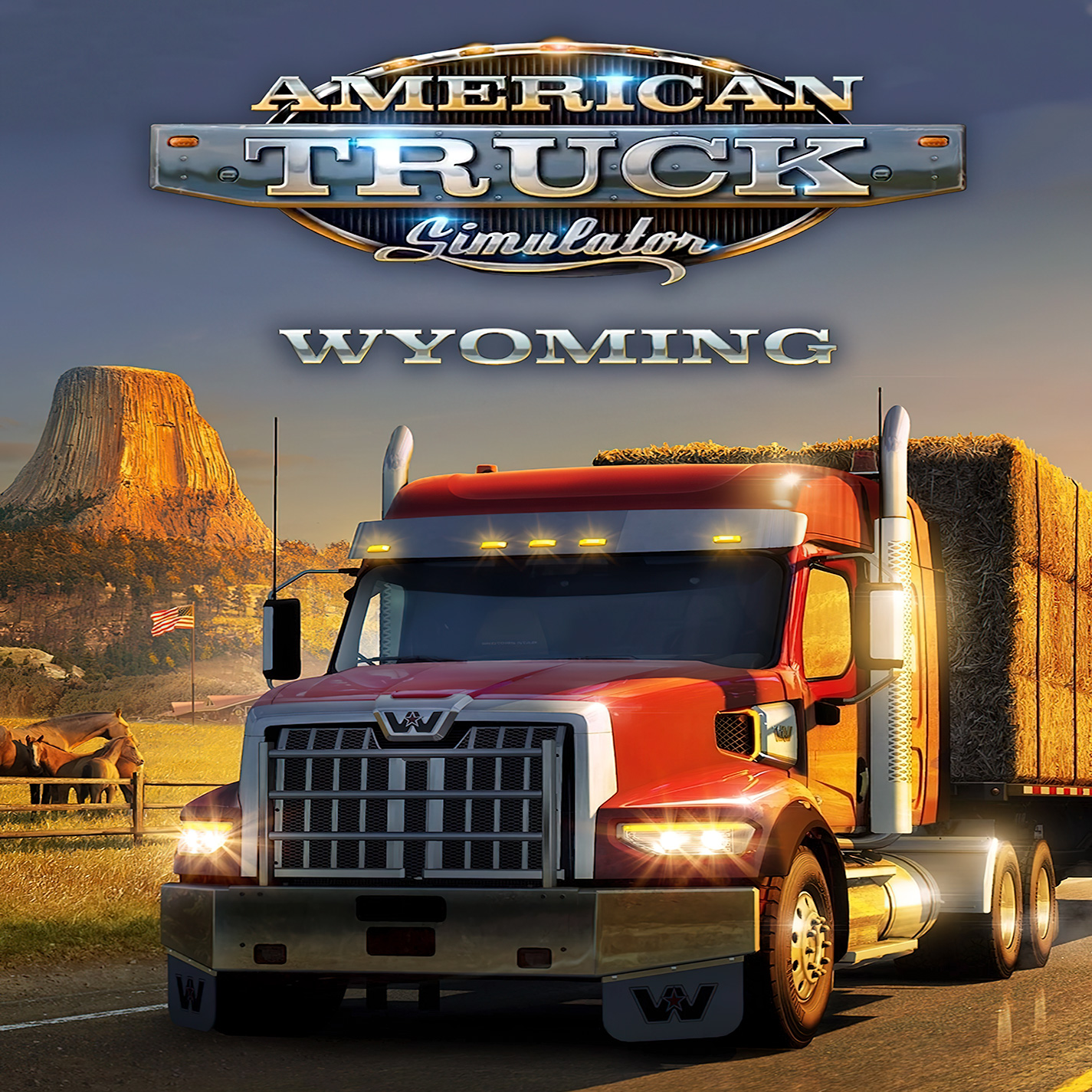 American Truck Simulator - Wyoming - predný CD obal