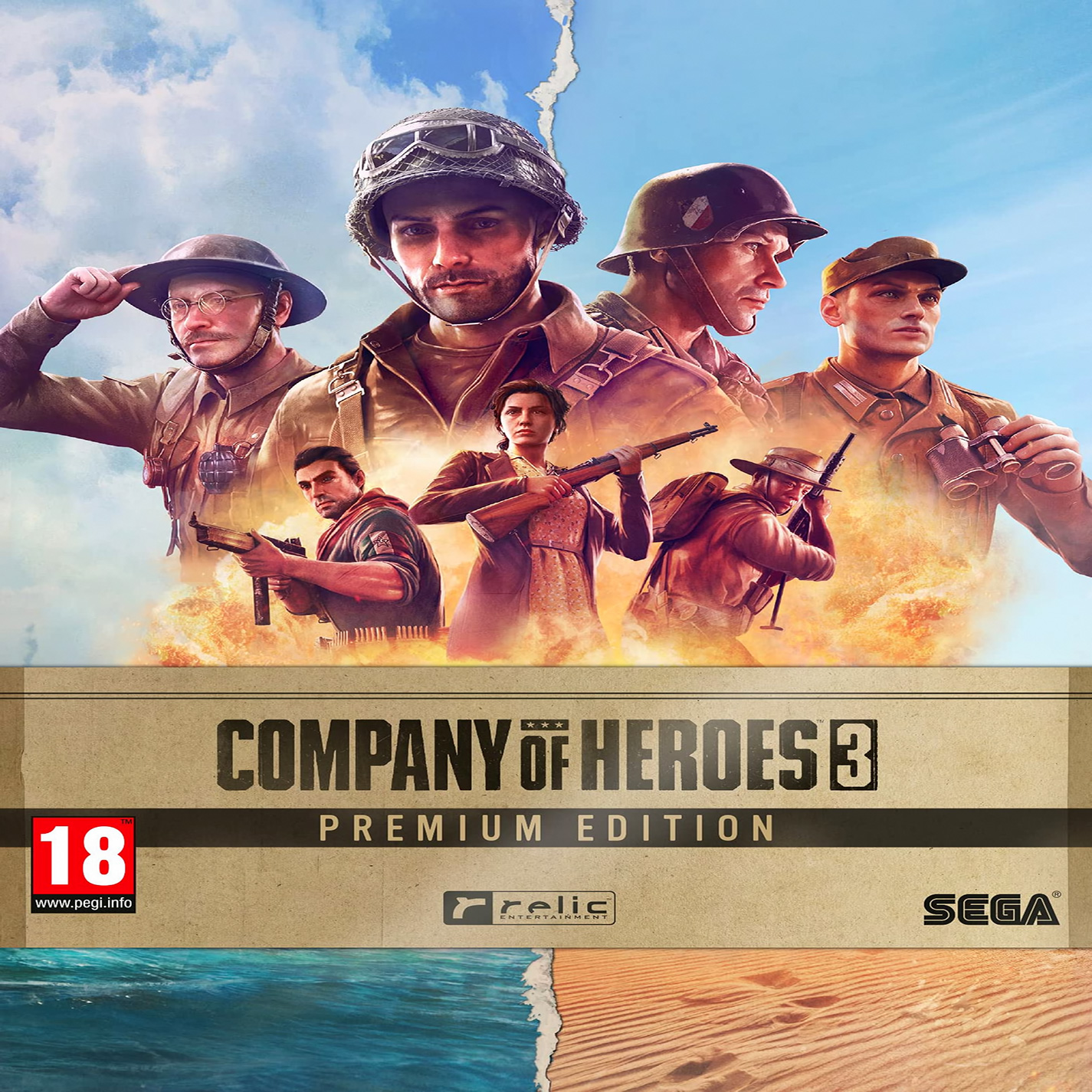 Company of Heroes 3 - predný CD obal 2