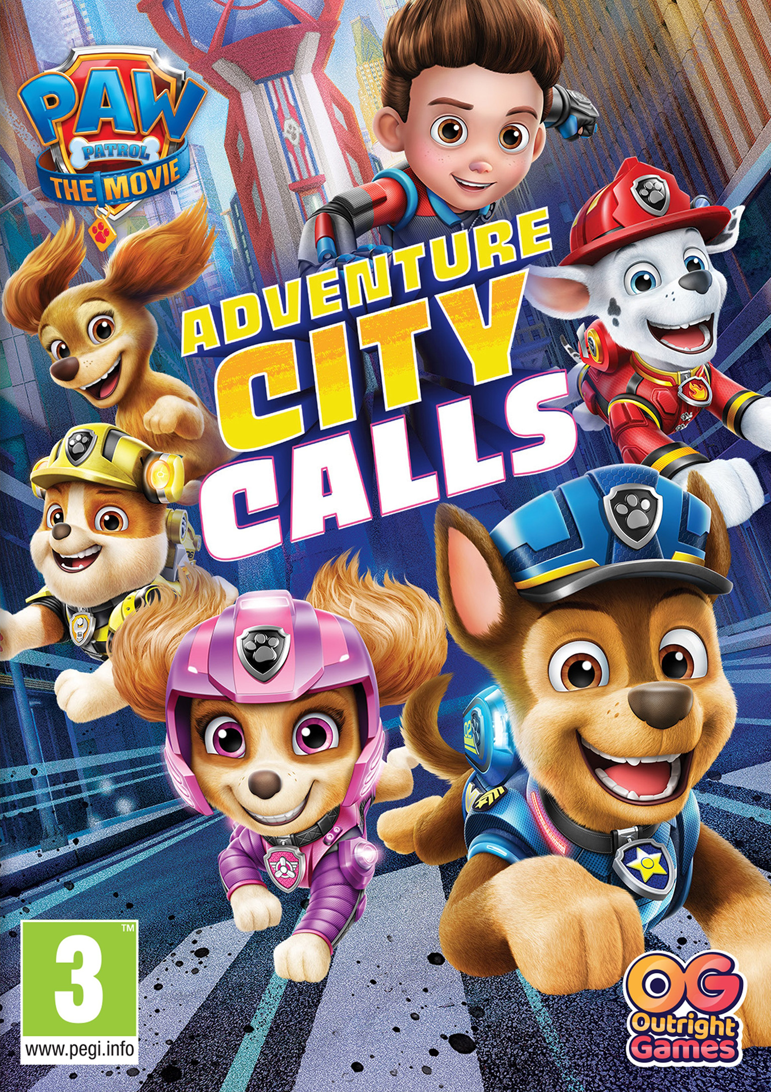 PAW Patrol The Movie: Adventure City Calls - predn DVD obal