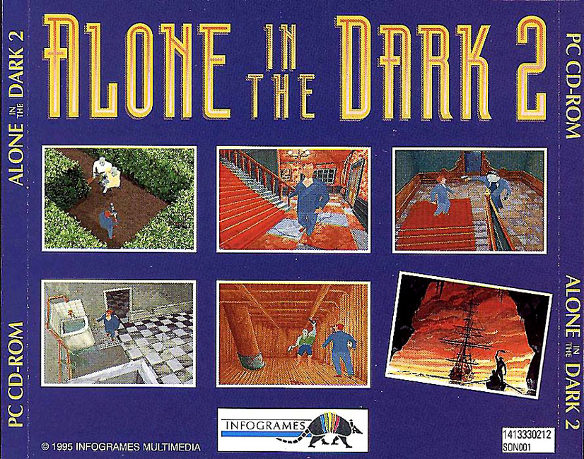 Alone in the Dark 2 - zadný CD obal