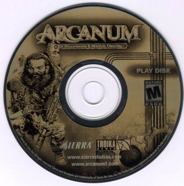 Arcanum: Of Steamworks and Magick Obscura - CD obal 2