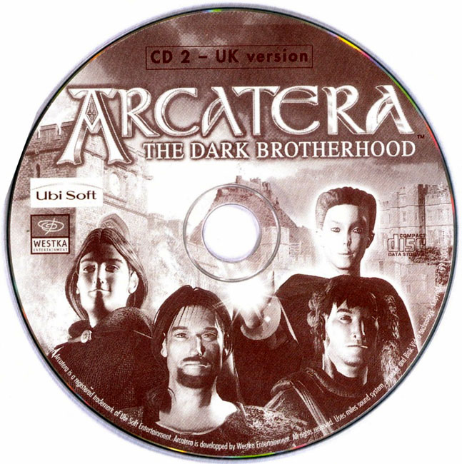 Arcatera: The Dark Brotherhood - CD obal 2