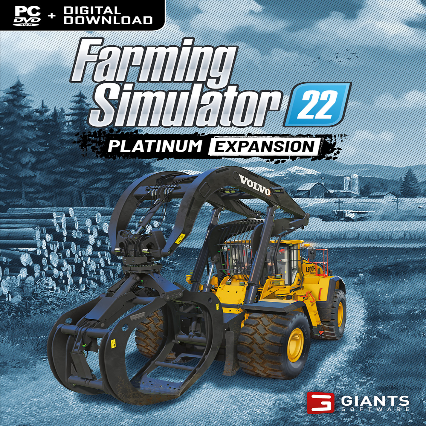 Farming Simulator 22: Platinum Edition - predn CD obal 2