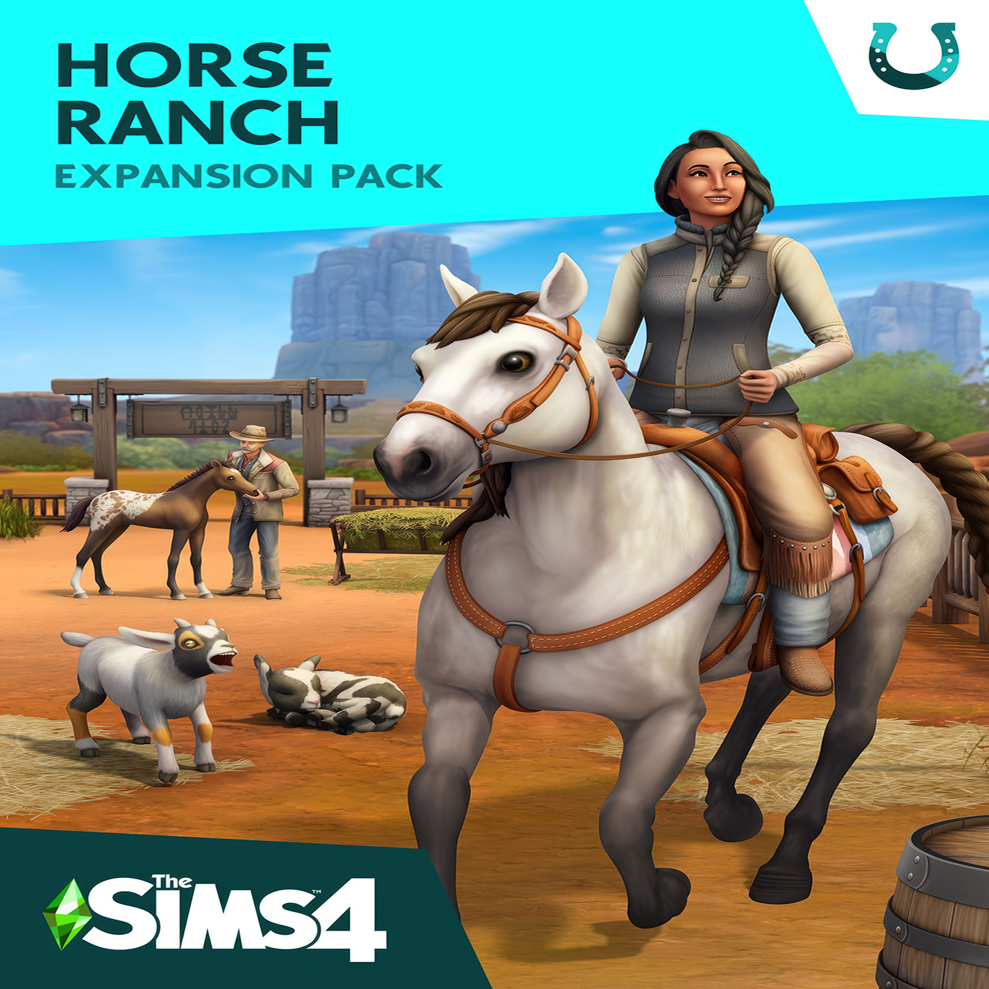 The Sims 4: Horse Ranch - predn CD obal