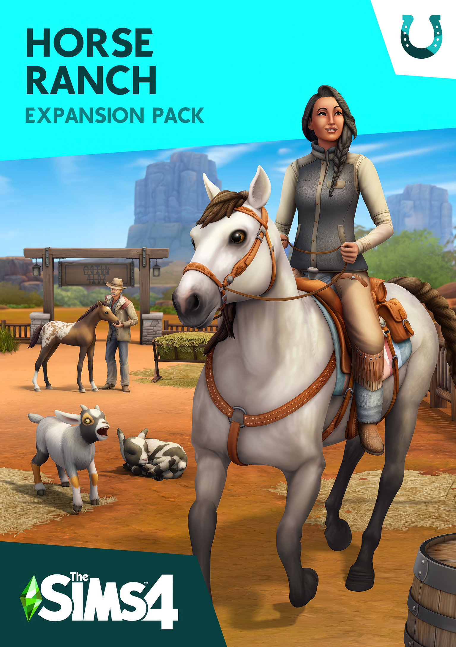 The Sims 4: Horse Ranch - predn DVD obal