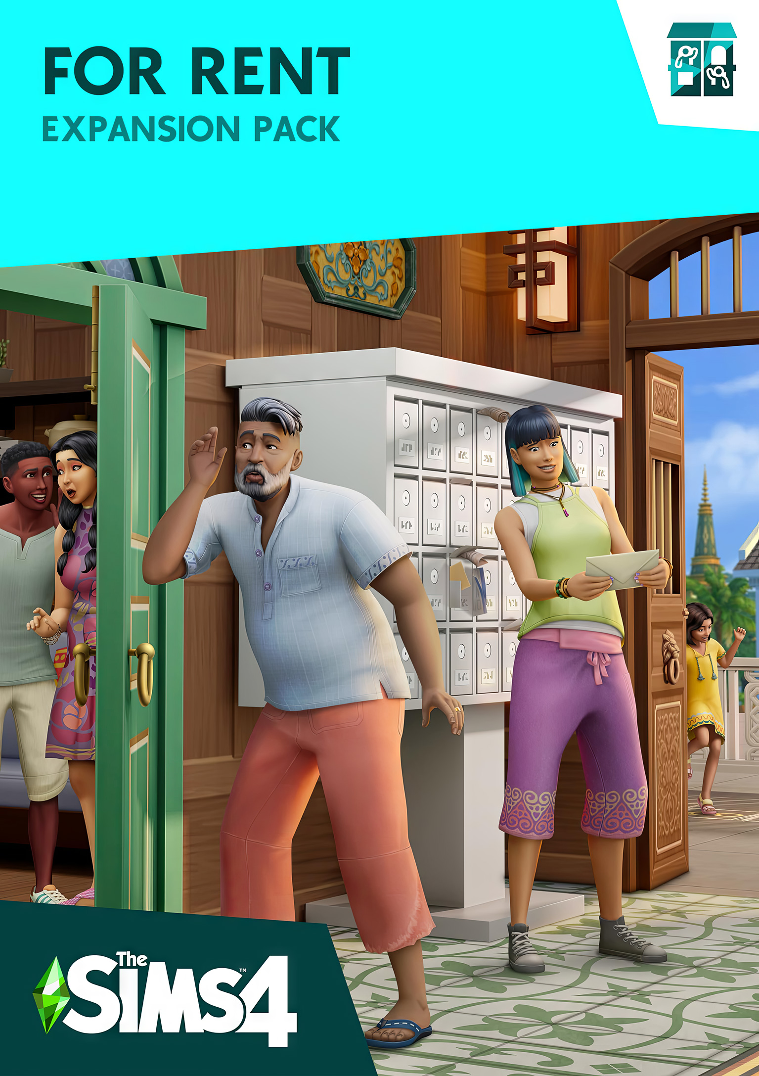 The Sims 4: For Rent - predn DVD obal