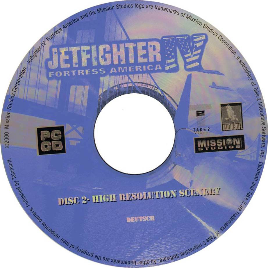 Jet Fighter 4: Fortress America - CD obal 2