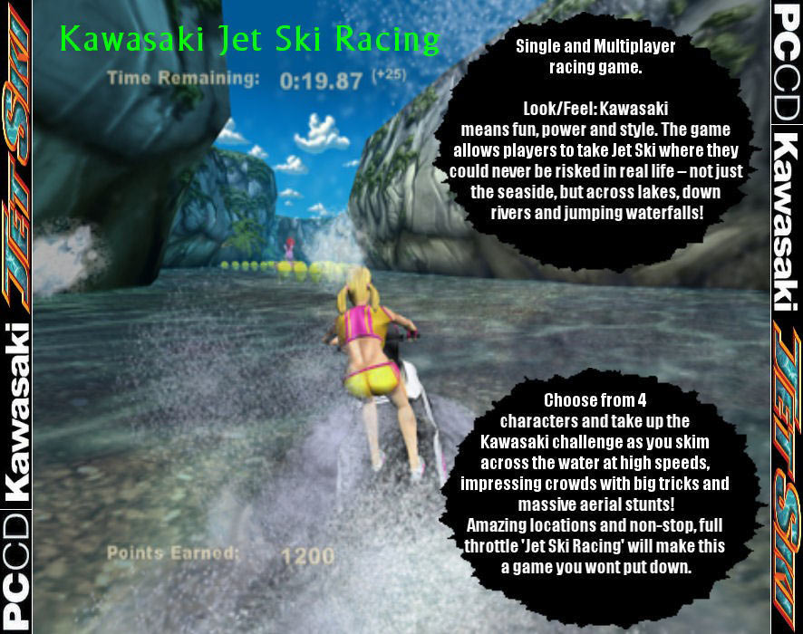Kawasaki Jet Ski - zadn CD obal