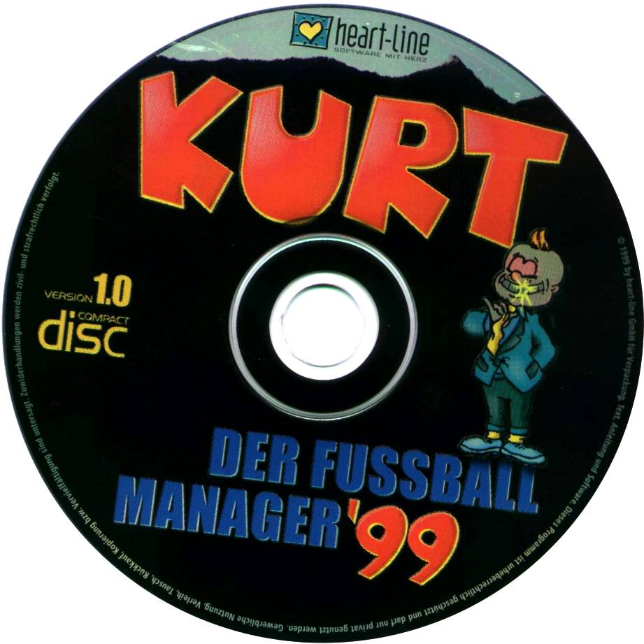 KURT: Fussball Manager '99 - CD obal