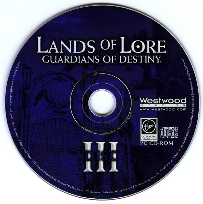 Lands of Lore 2: Guardians of Destiny - CD obal 3