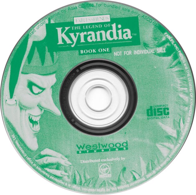 The Legend of Kyrandia - CD obal
