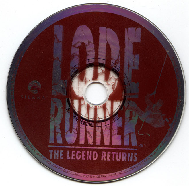 Lode Runner: The Legend Returns - CD obal