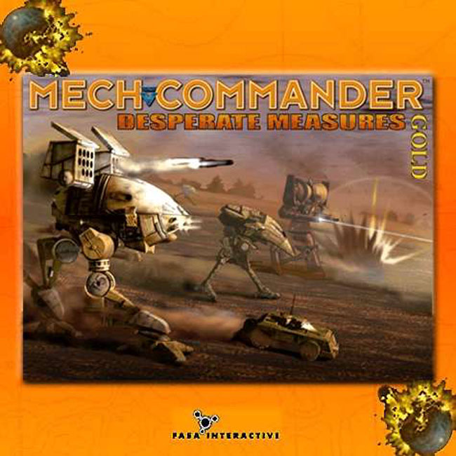 Mech Commander Gold - Desperate Measures - predn CD obal