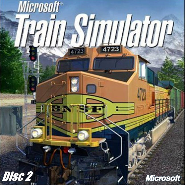 Microsoft Train Simulator - predn CD obal 2