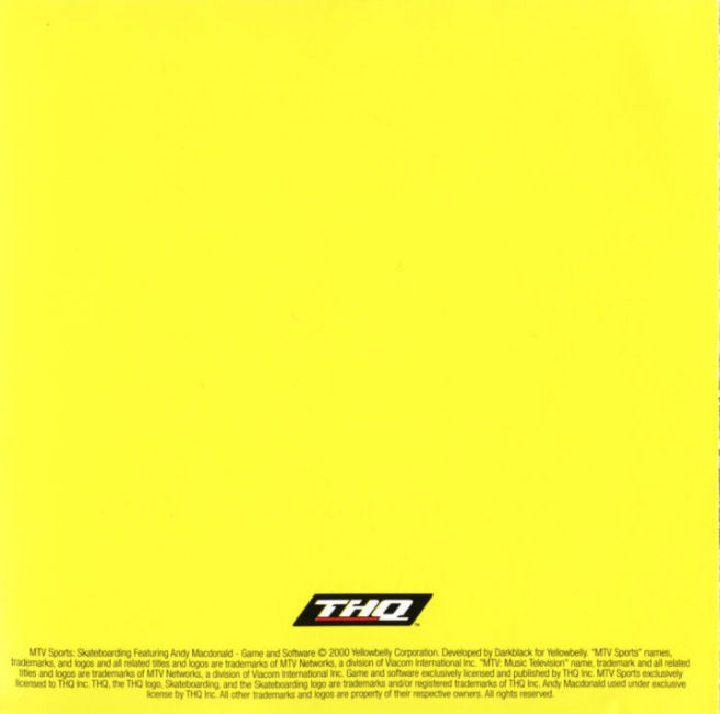 MTV Sports: Skateboarding - predn vntorn CD obal