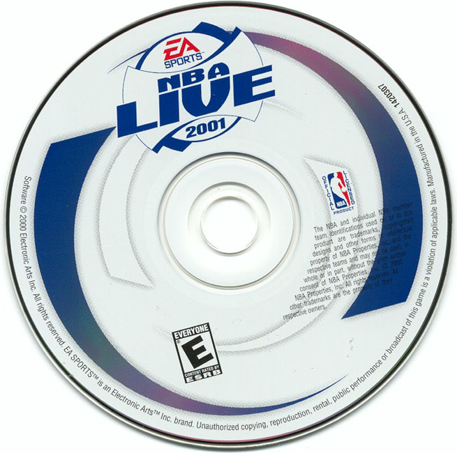 NBA Live 2001 - CD obal