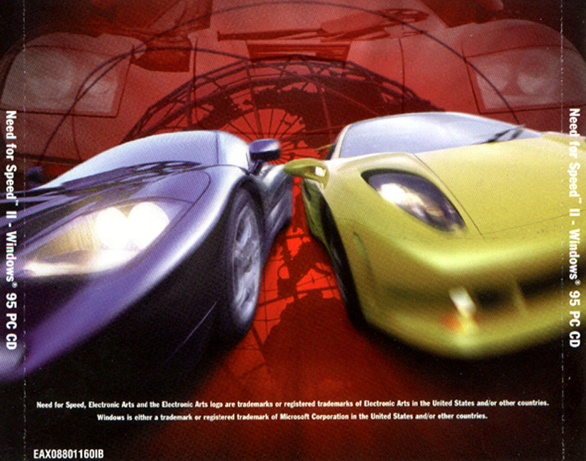 Need for Speed 2 - zadn CD obal