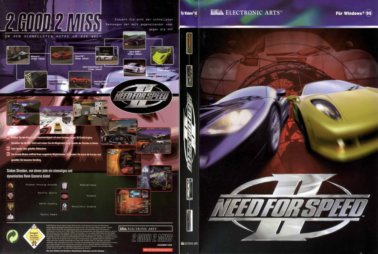 Need for Speed 2 - DVD obal